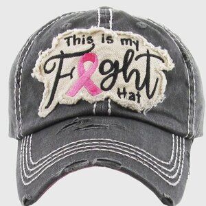 NWT This is MY FIGHT Breast Cancer Baseball Cap